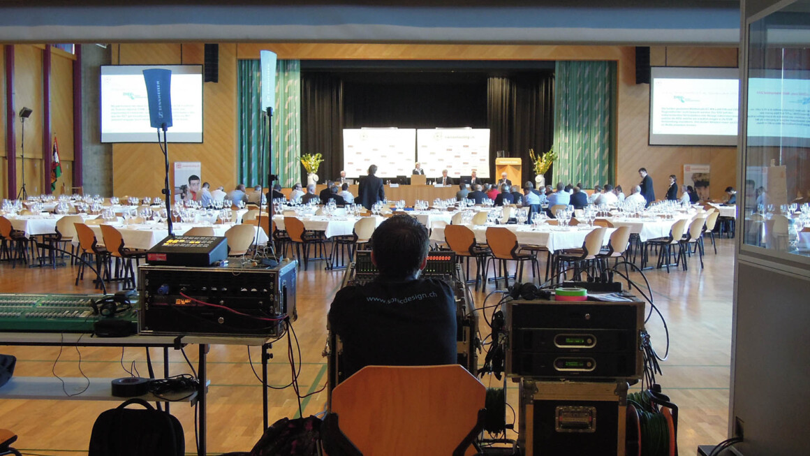 Technische Betreuung von Anlässen